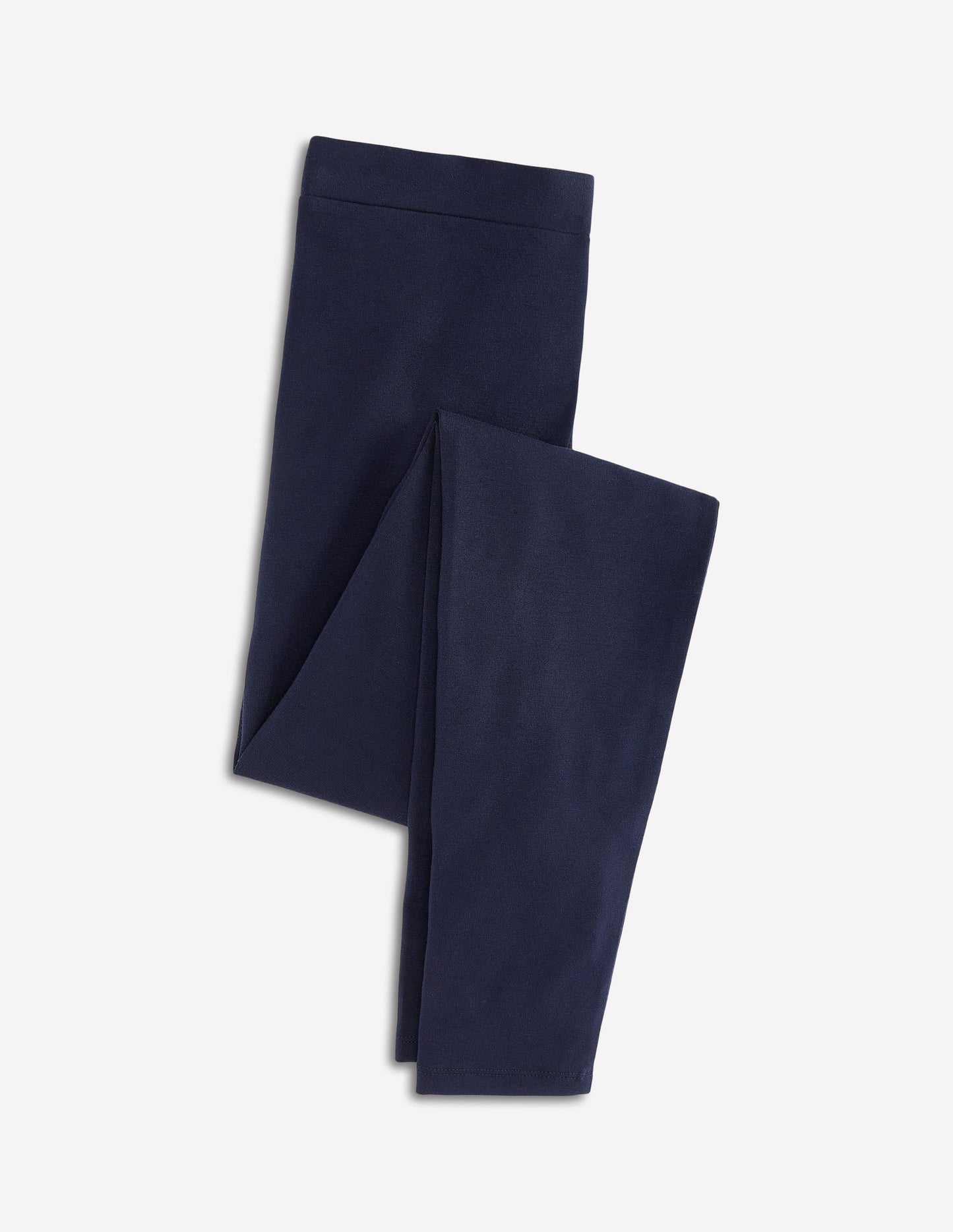 High Rise Jersey Leggings-Navy