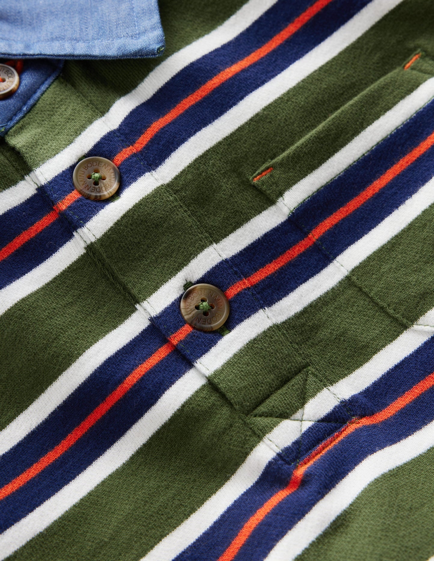 Smart Collared Sweatshirt-Brunswick Green / College Navy