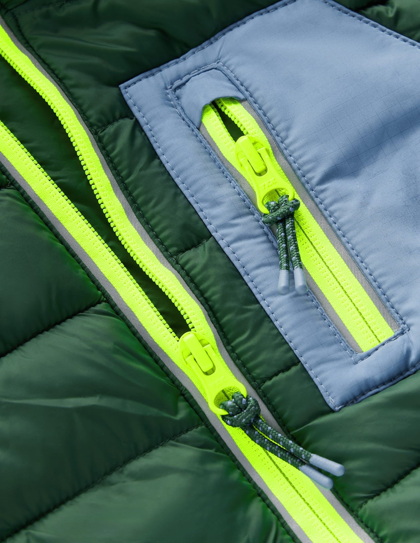 Pack-away Padded Jacket-Posy Green