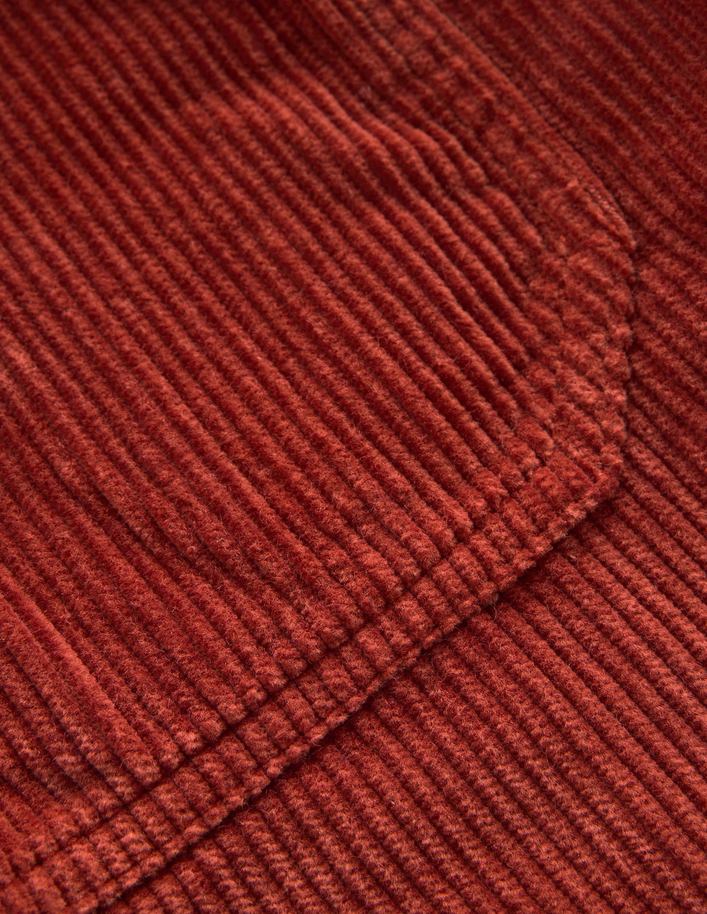 Pull-on Cord Trousers-BURNT HENNA
