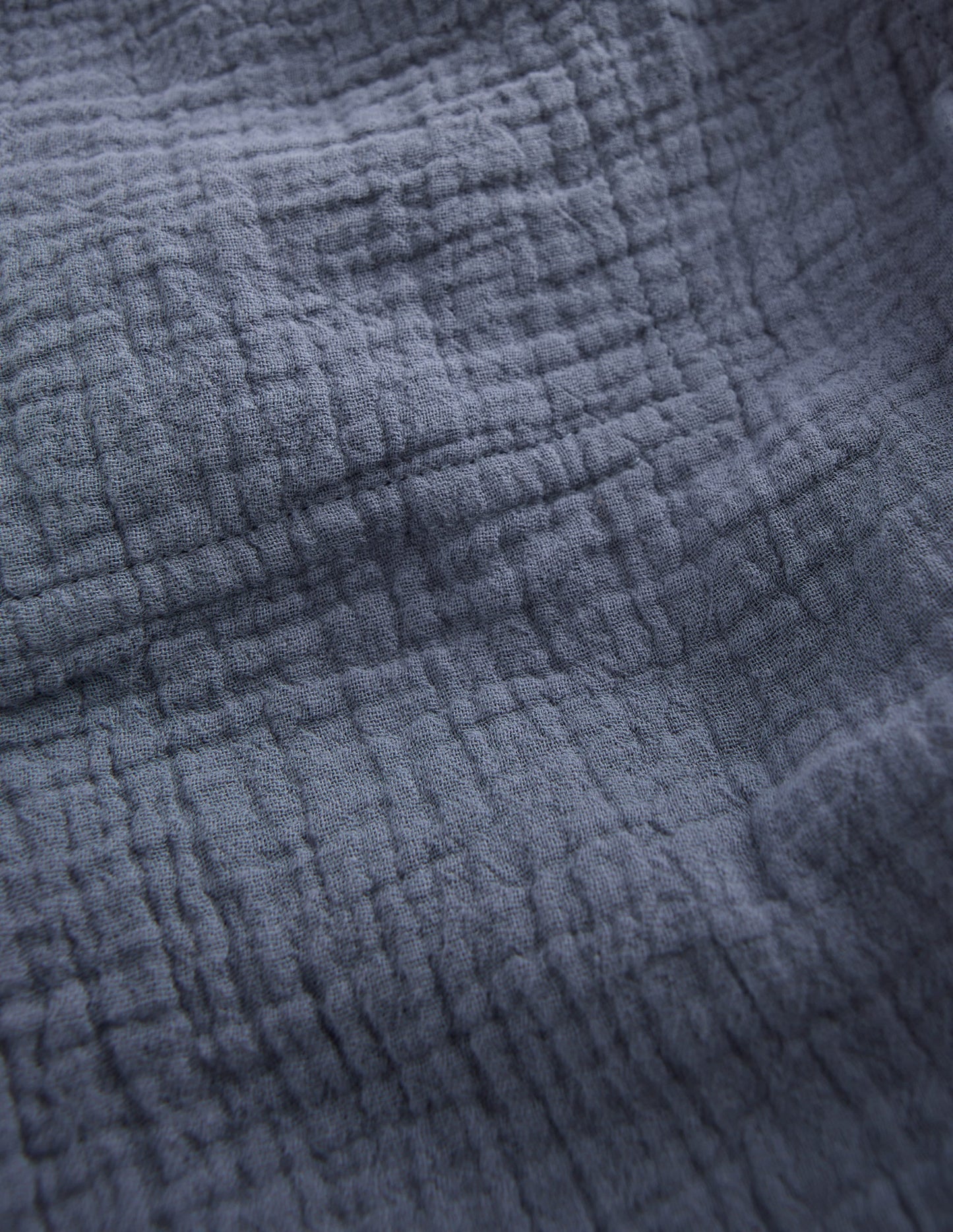 Double Cloth Summer Trousers-North Sea Blue