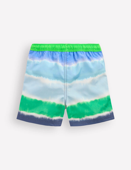 Swim Shorts-Blue Tie Dye