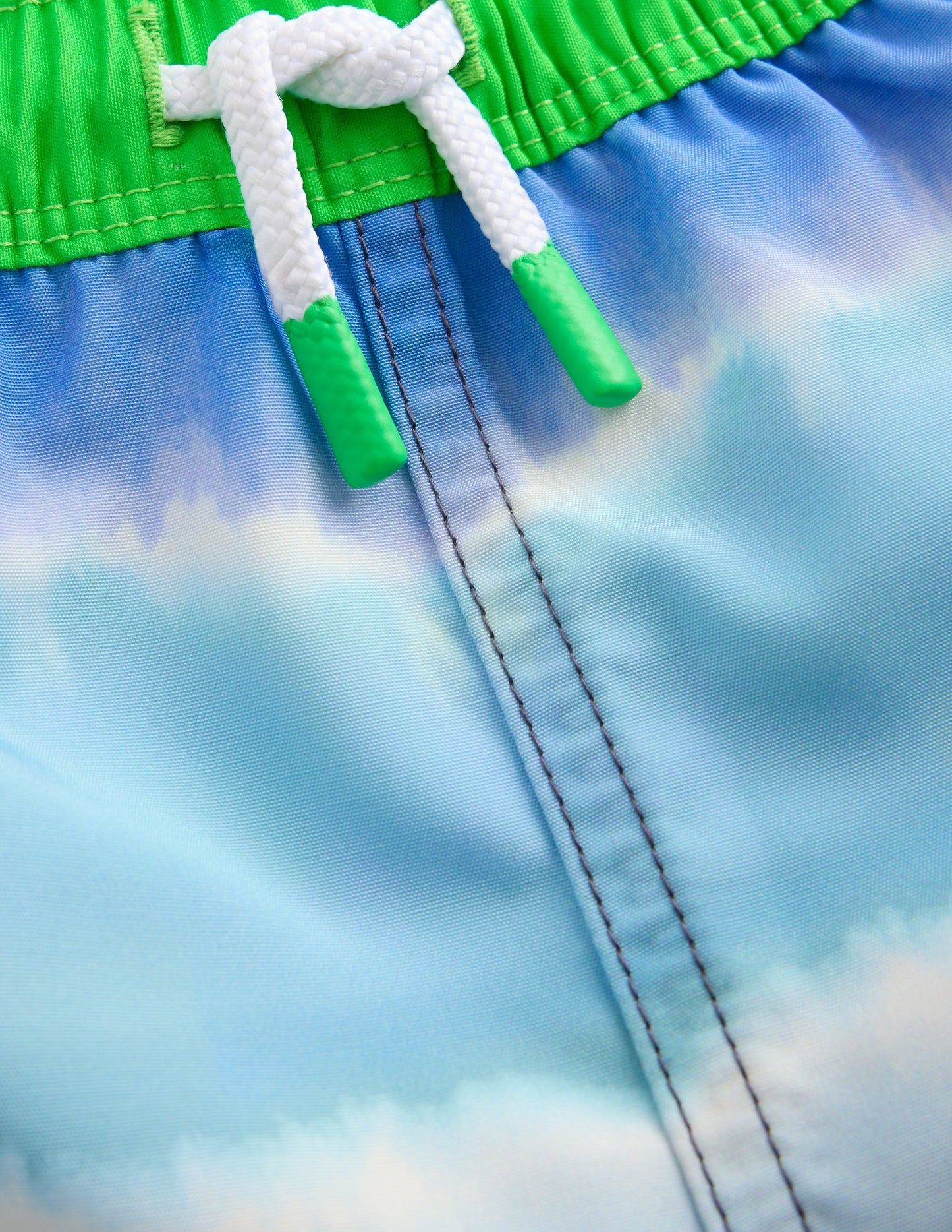 Swim Shorts-Blue Tie Dye