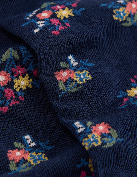 Patterned Tights-Sprouting Garden