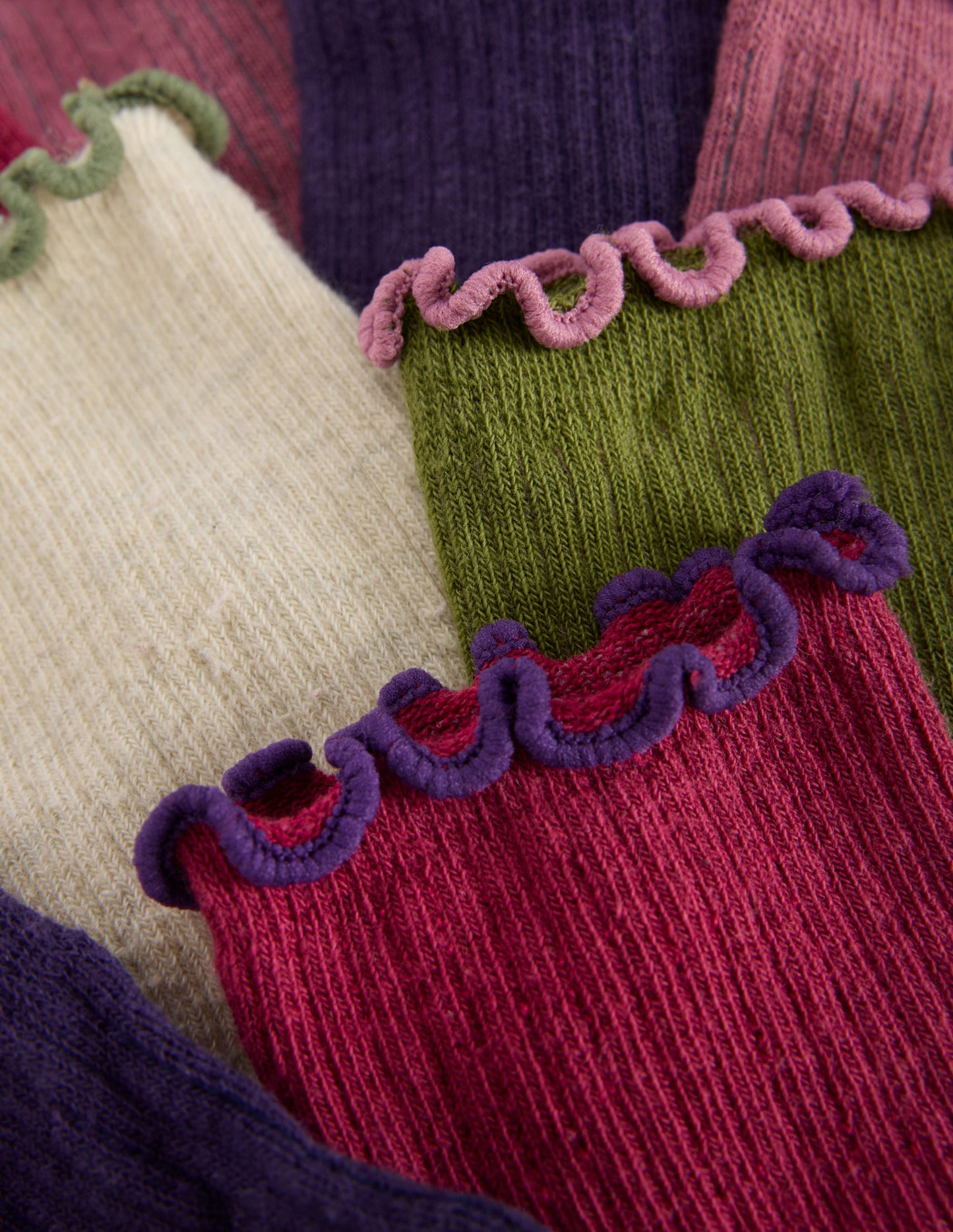 5-Pack Frill Socks-Multi