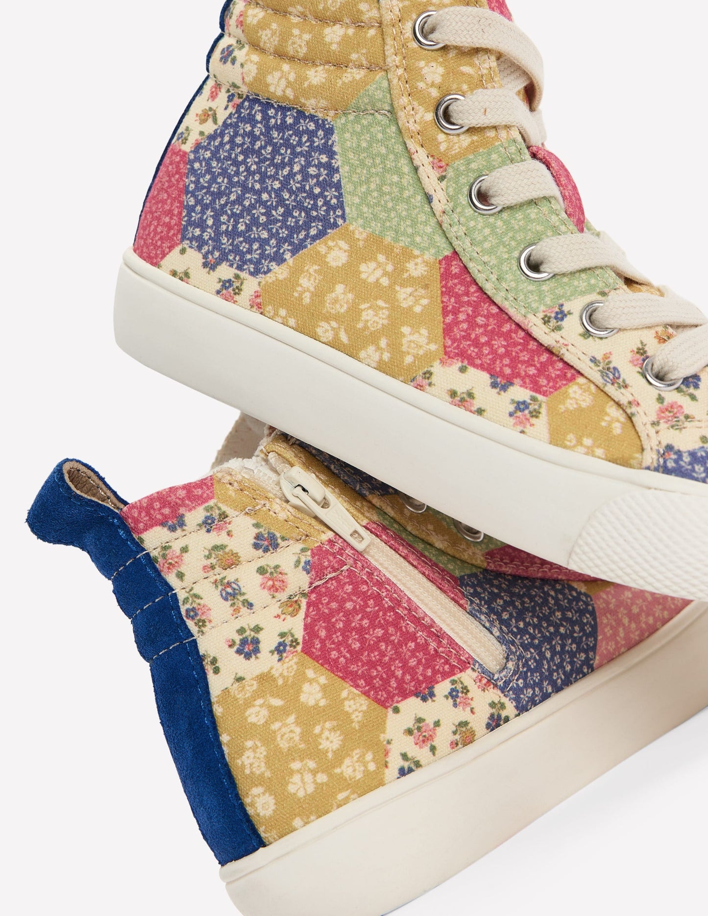 High Tops-Patchwork Floral