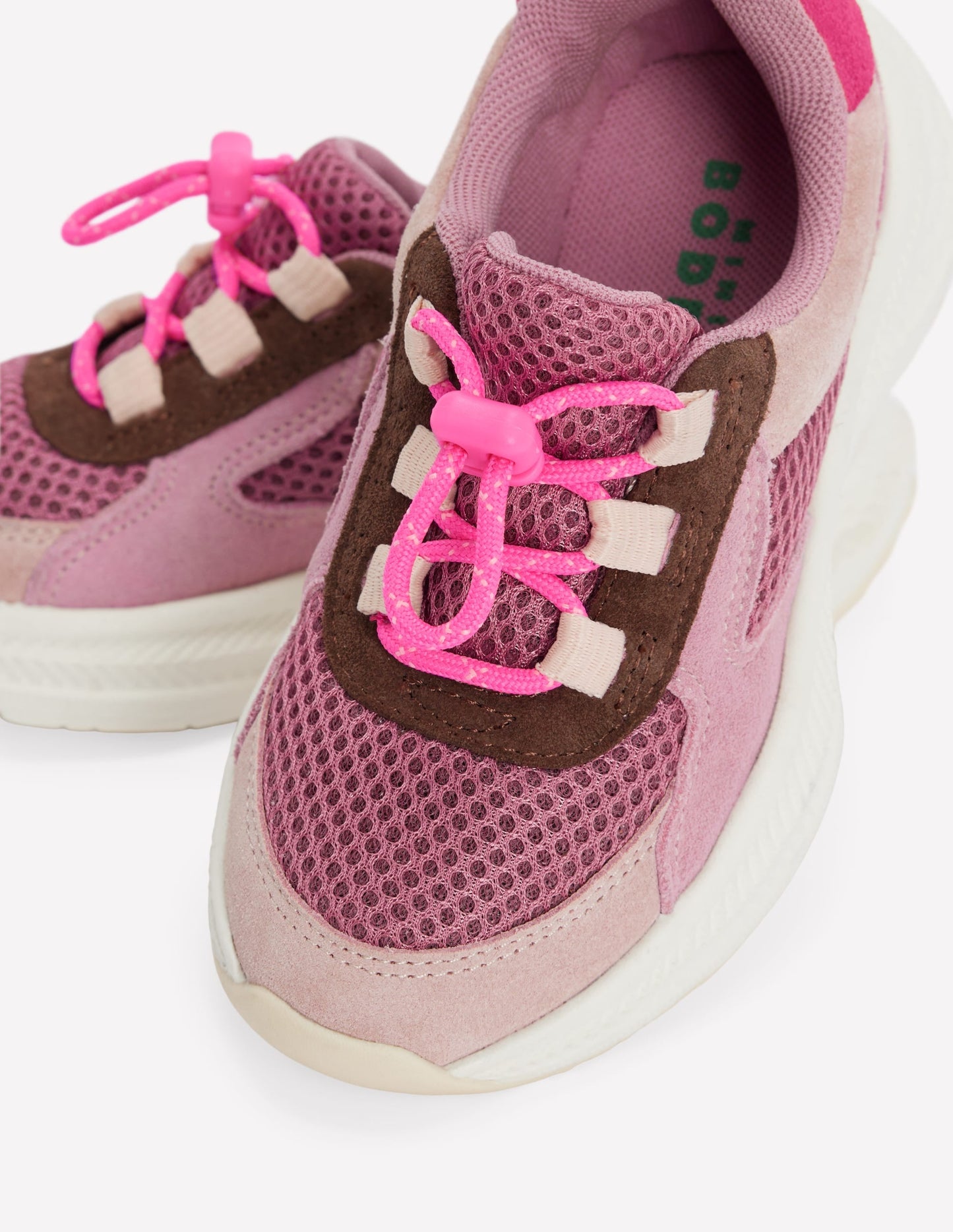 Pink Sporty Trainers-Pink Heather