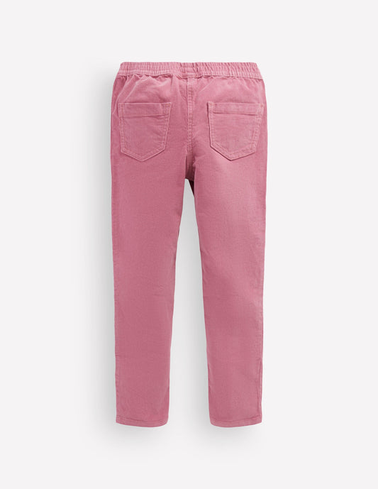 Cord Leggings-Pink Heather