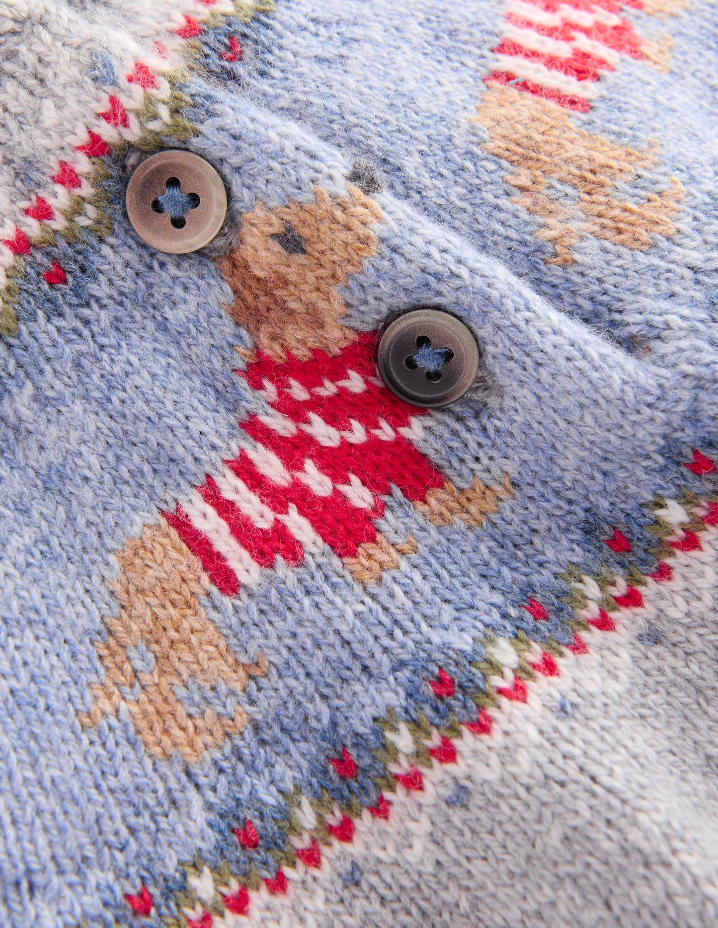 Fair isle Jumper-Grey Marl Puppy