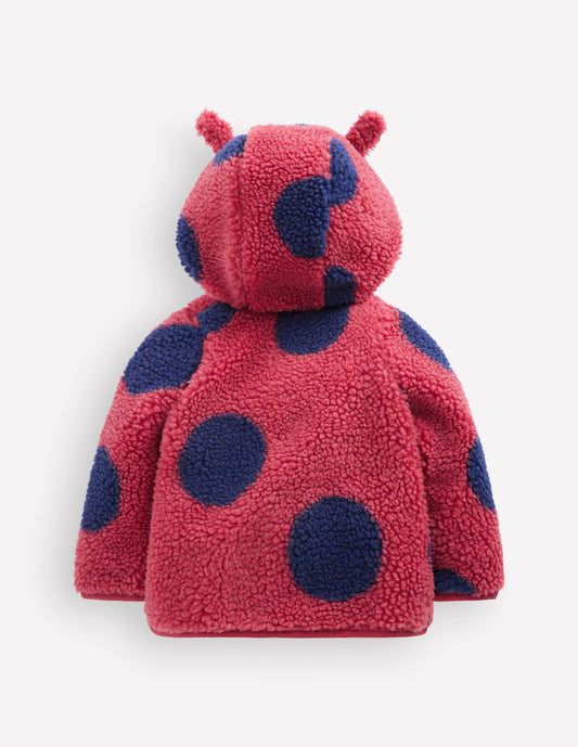 Novelty Cosy Borg Jacket-Ladybird