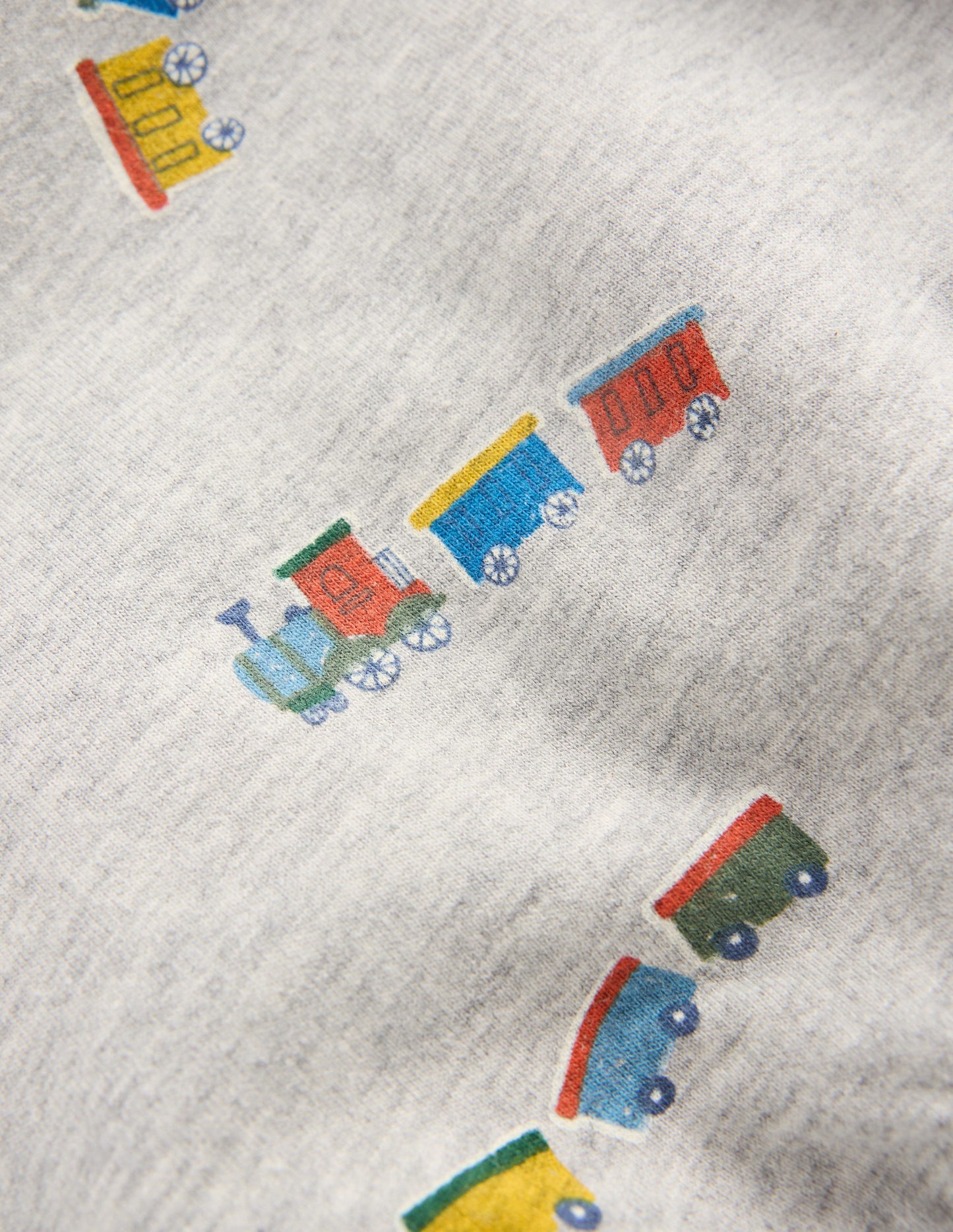 Sweatshirt & Legging Set-Grey Marl Trains