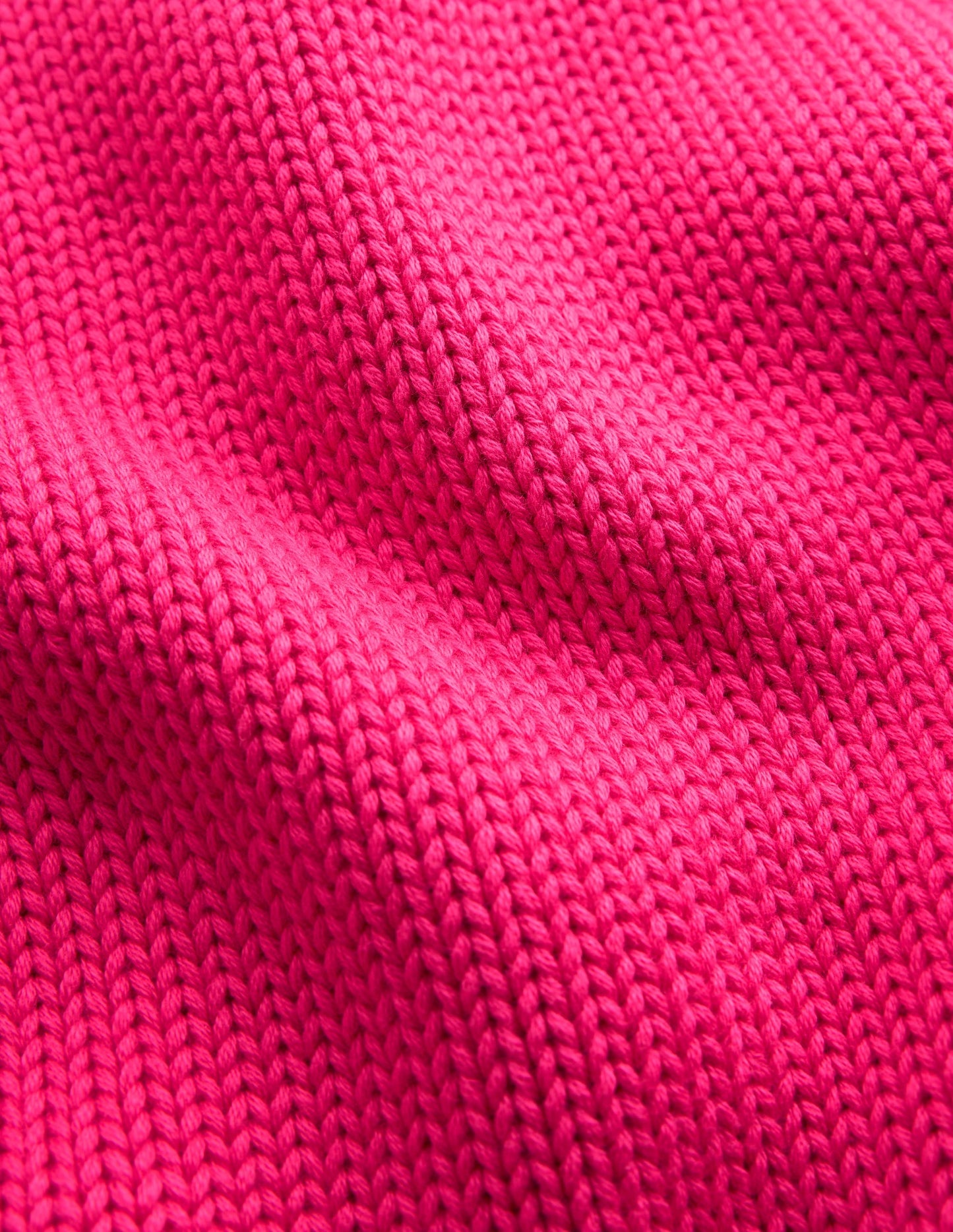 Lucy Chunky Cotton Jumper-Pink peacock
