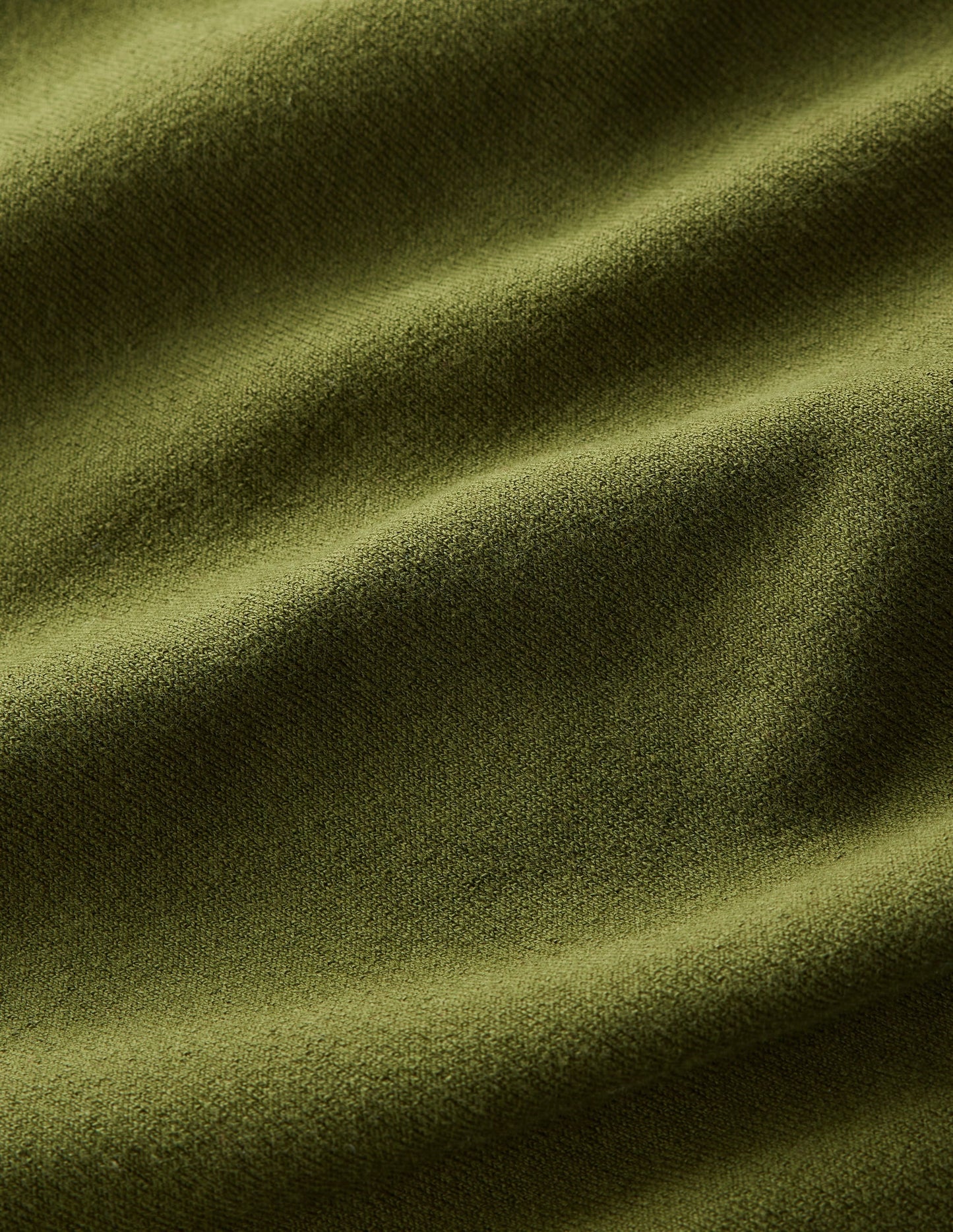 Camilla Cotton Crew Jumper-Forest Green