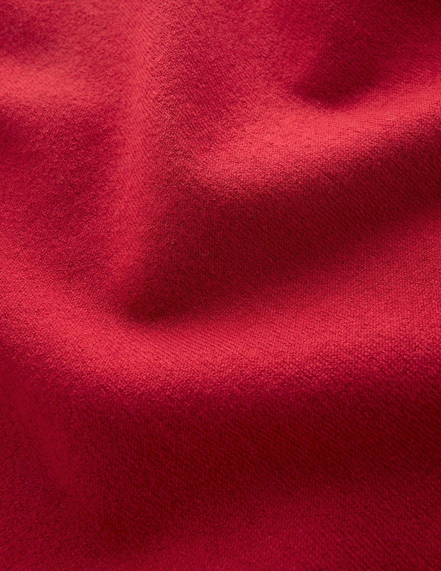 Camilla Cotton Crew Jumper-Crimson Red