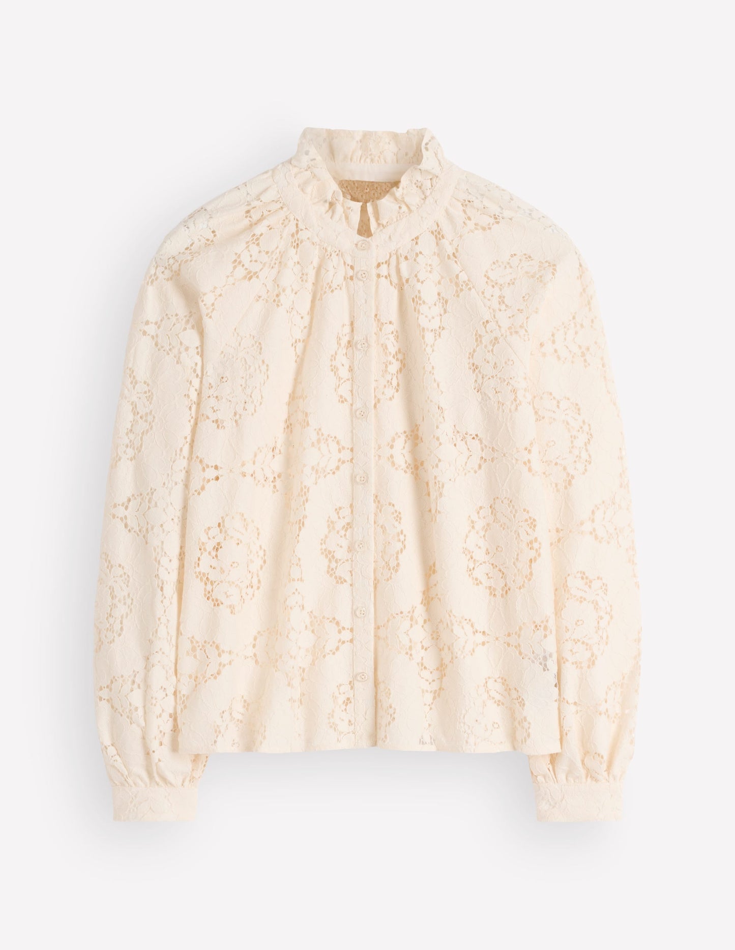 Erica Lace Top-Ivory