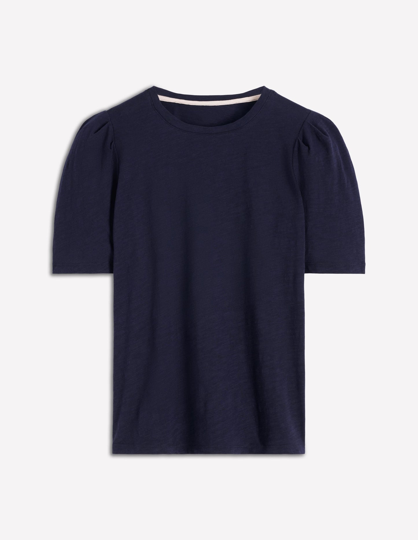 Sophie Puff Sleeve T-shirt-Navy