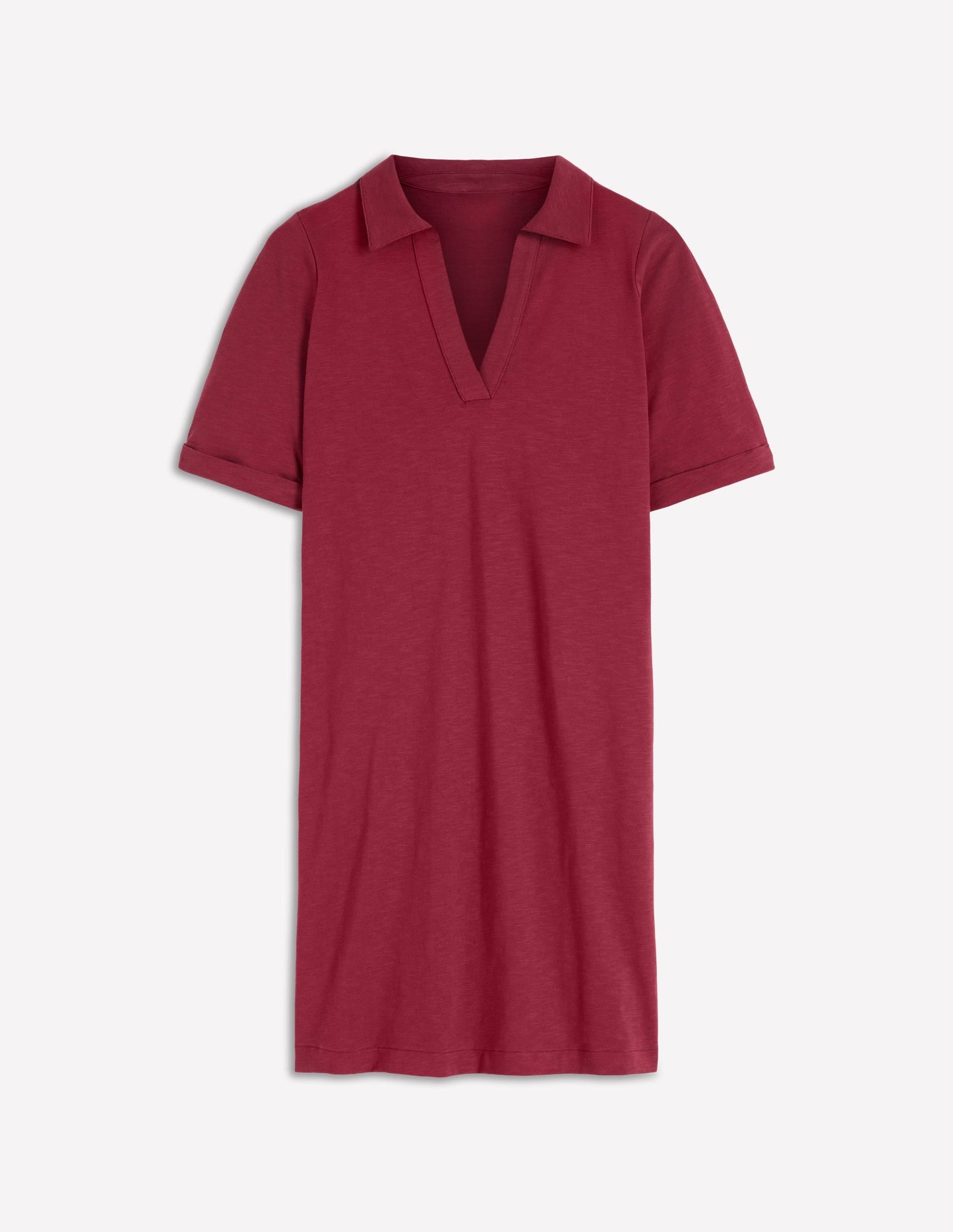 Tilda Jersey T-shirt Dress-Rich Chestnut