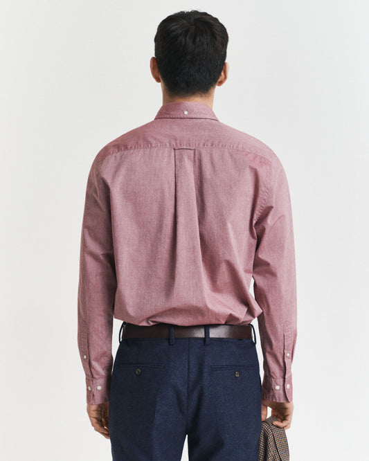 Regular Fit Hemd aus klassischem Popeline
