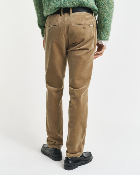 Schmale Cord-Chinos
