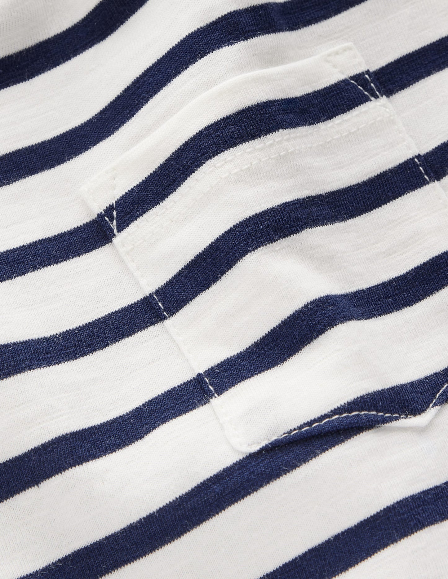 Everyday Short Sleeve T-Shirt-Ivory/College Navy