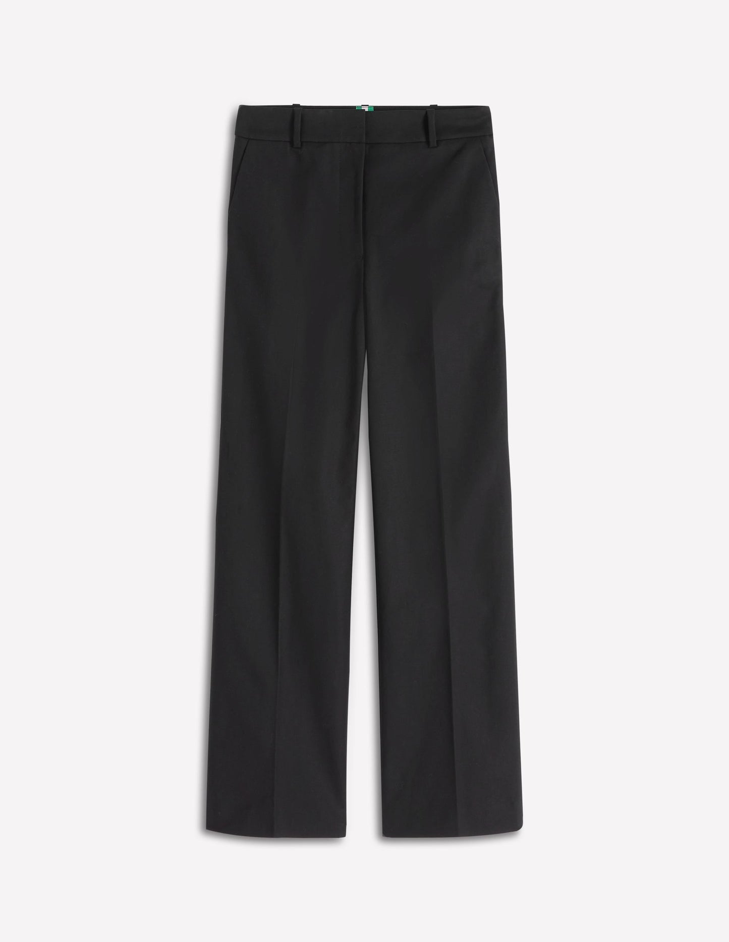 Canonbury Cotton 7/8 Trousers-Black