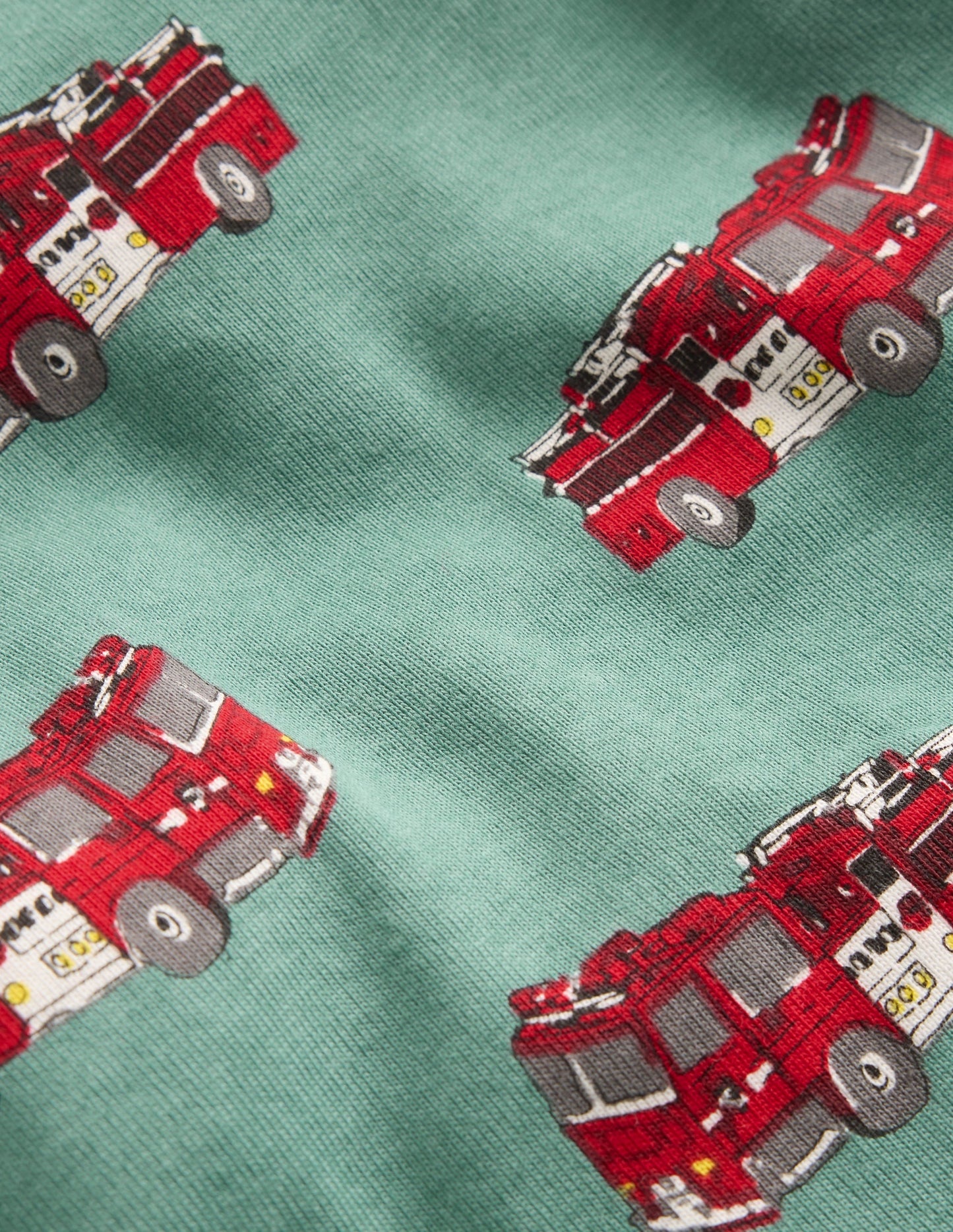 Snug Long John Pyjamas-Fire Trucks