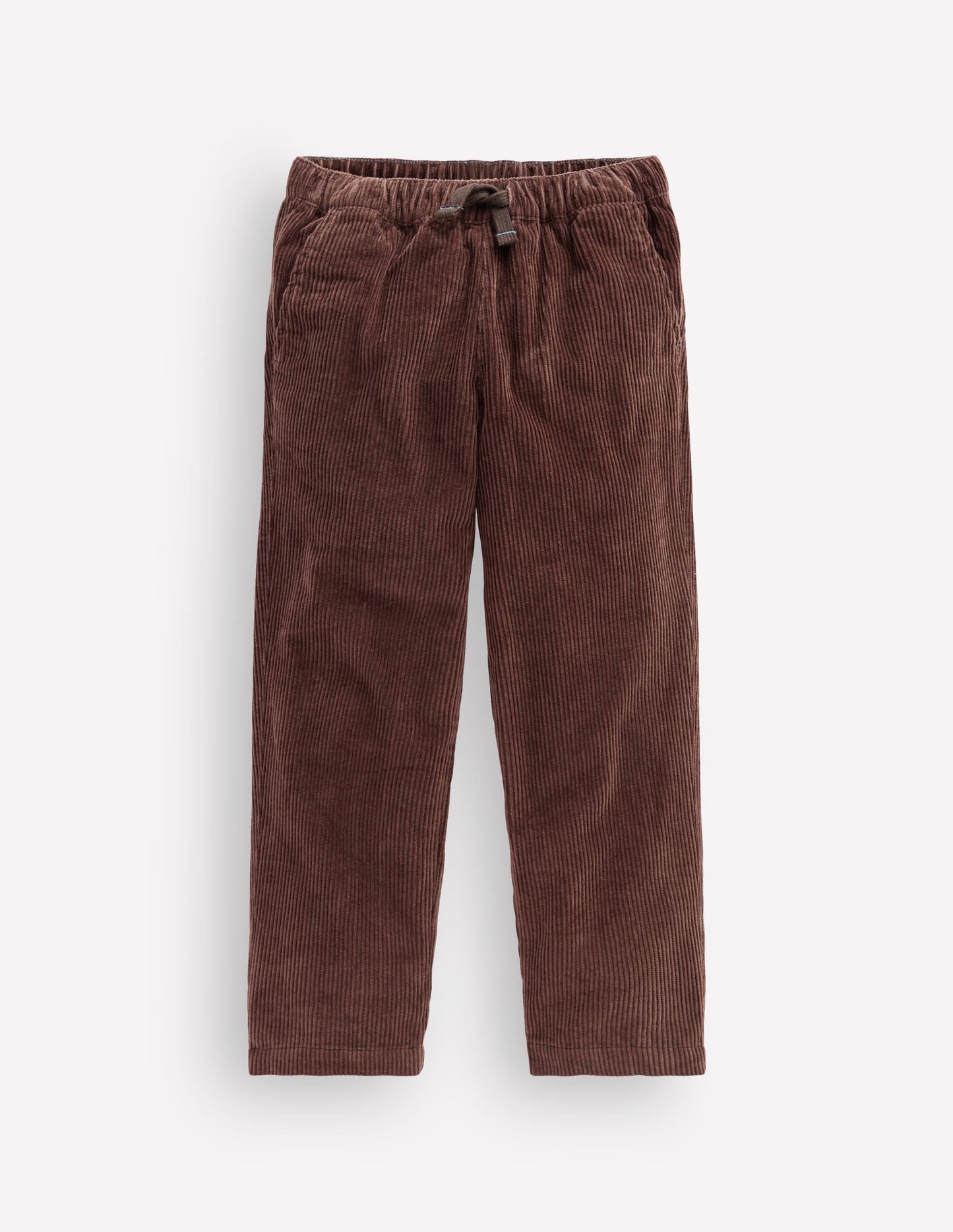 Easy Straight Cord Trousers-Java