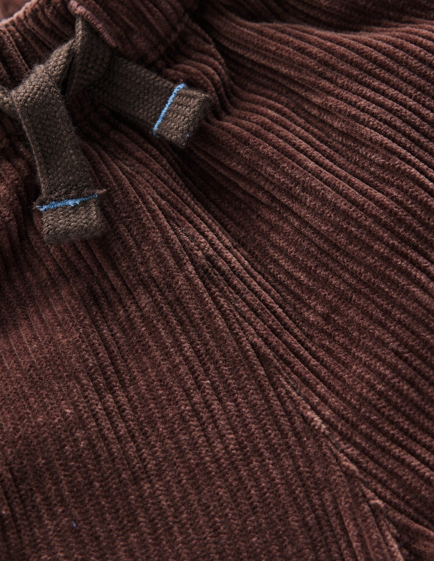 Easy Straight Cord Trousers-Java