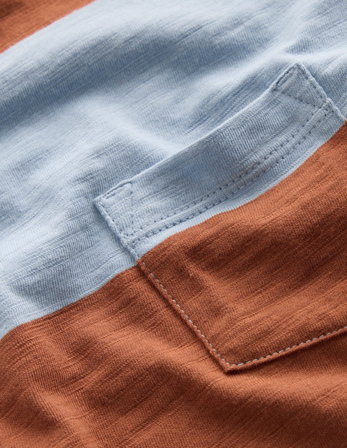 Everyday Long Sleeve T-Shirt-Glacier Blue / Russet
