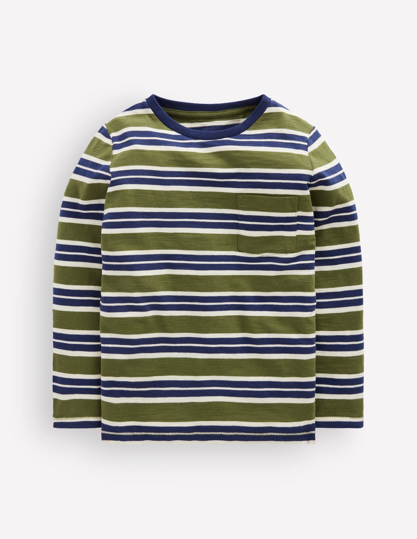 Everyday Long Sleeve T-Shirt-College Navy / Chive