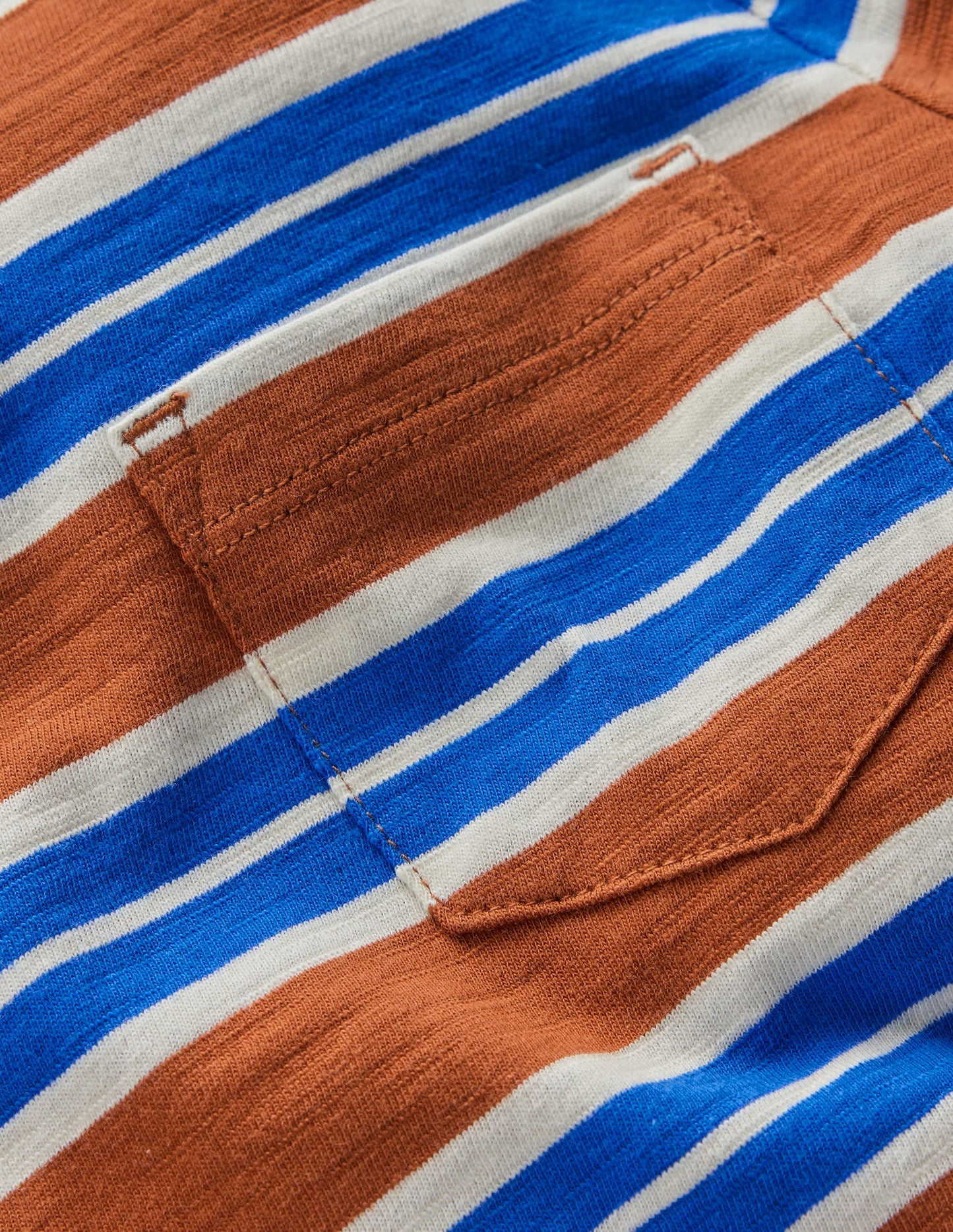 Everyday Long Sleeve T-Shirt-Brown / Gallery Blue