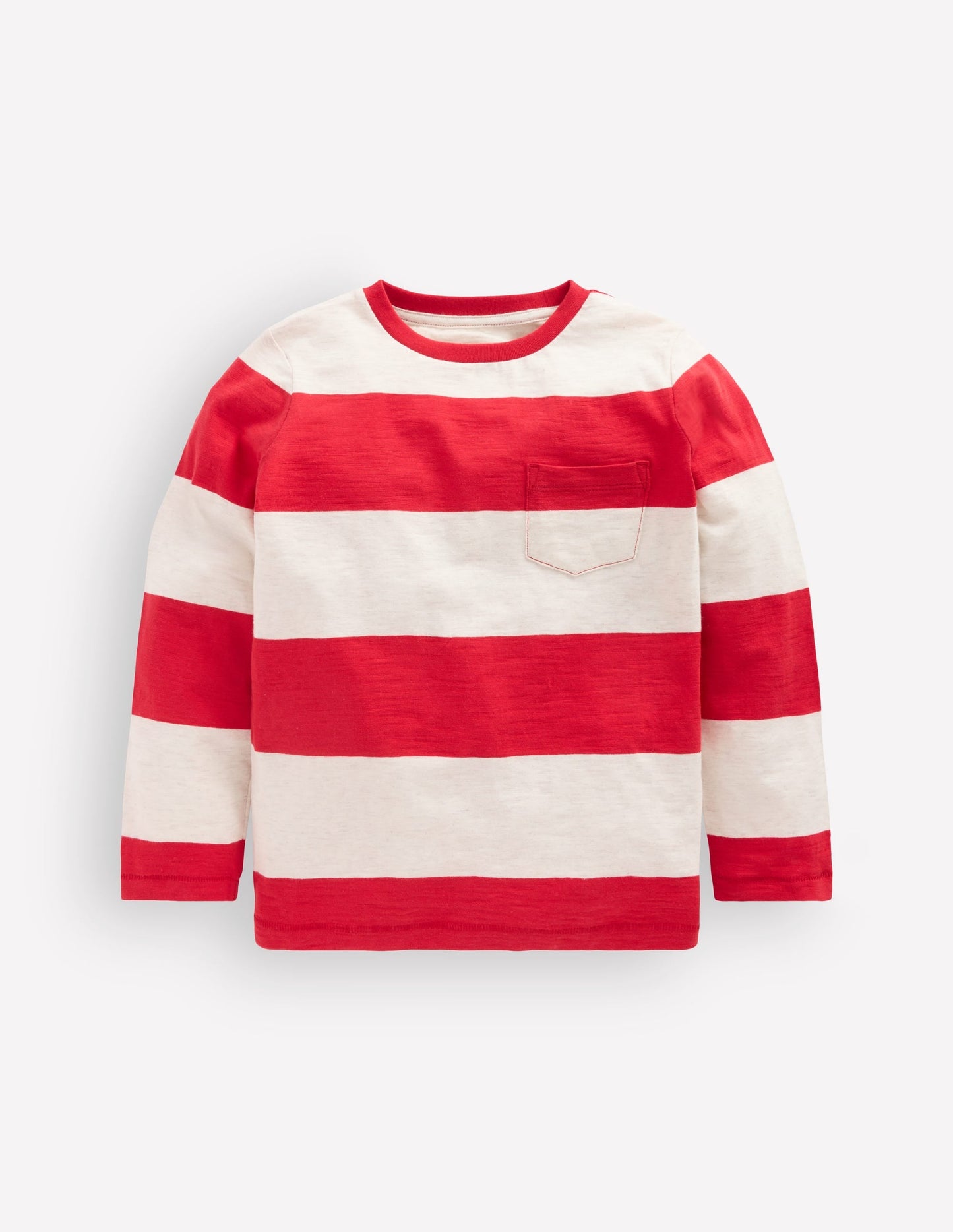 Everyday Long Sleeve T-Shirt-Merida Red / Ivory