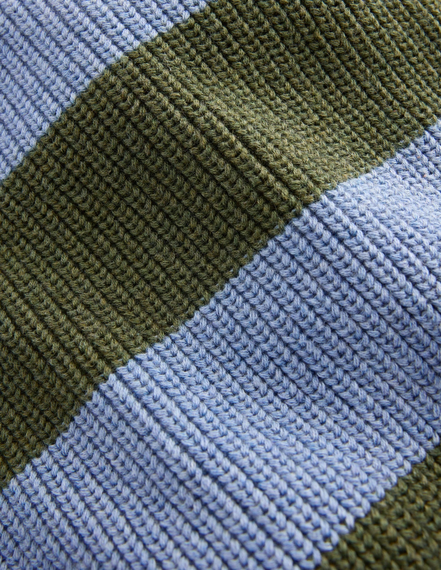 Chunky Cotton Jumper-Bluejay Stripe