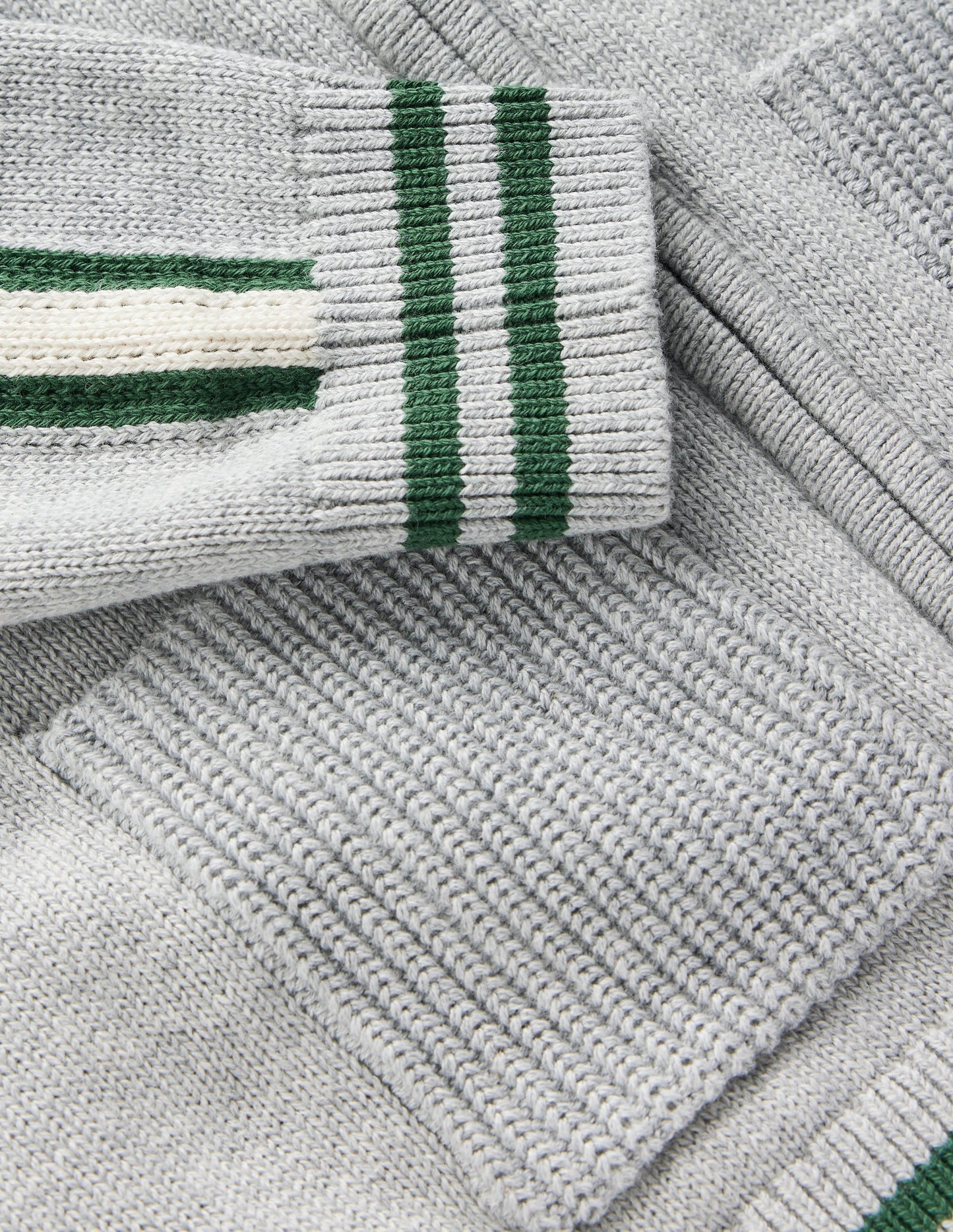 Smart Zip-through Jumper-Grey Marl