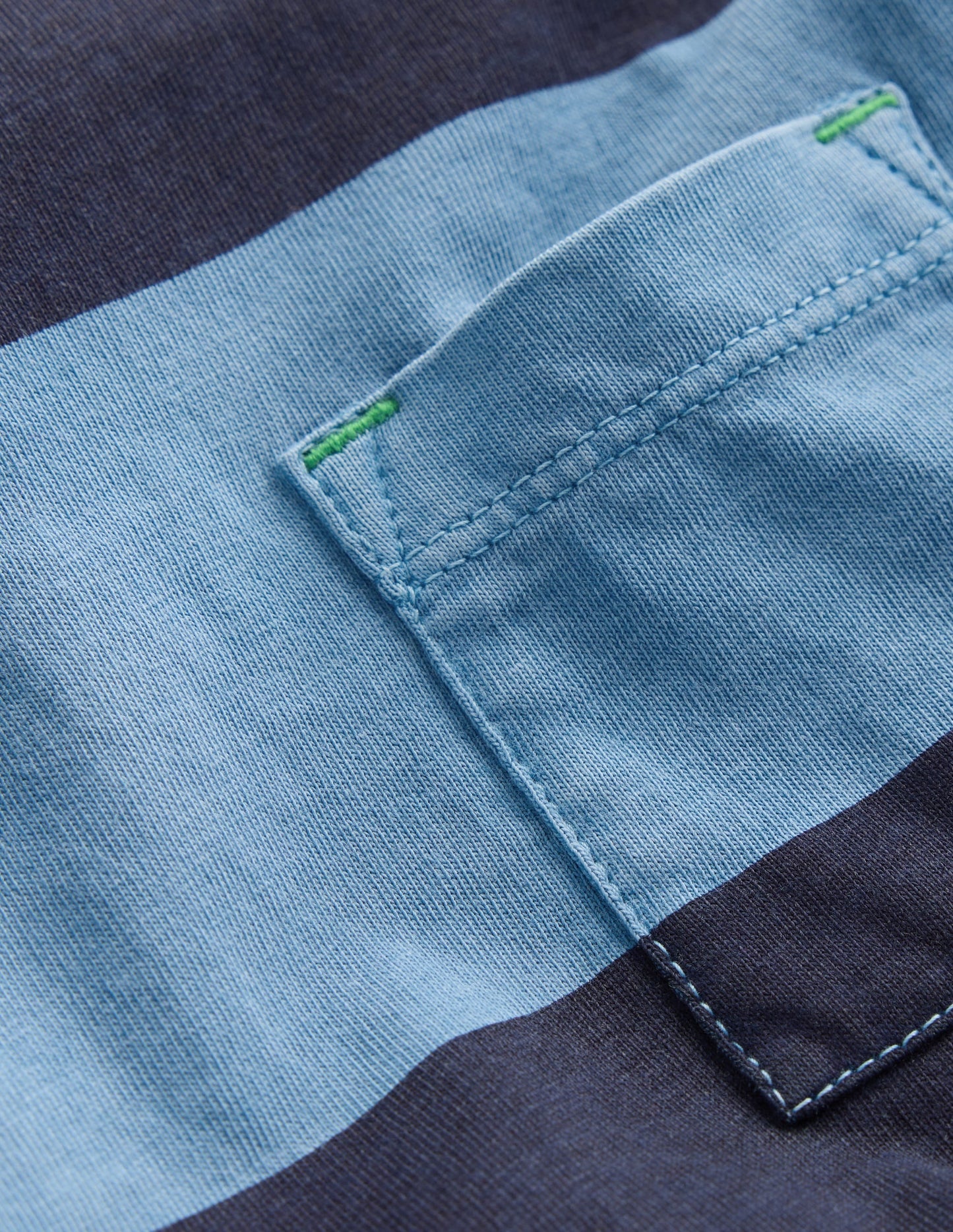 Long Sleeve Garment Dye Tee-College Navy / Denim Blue