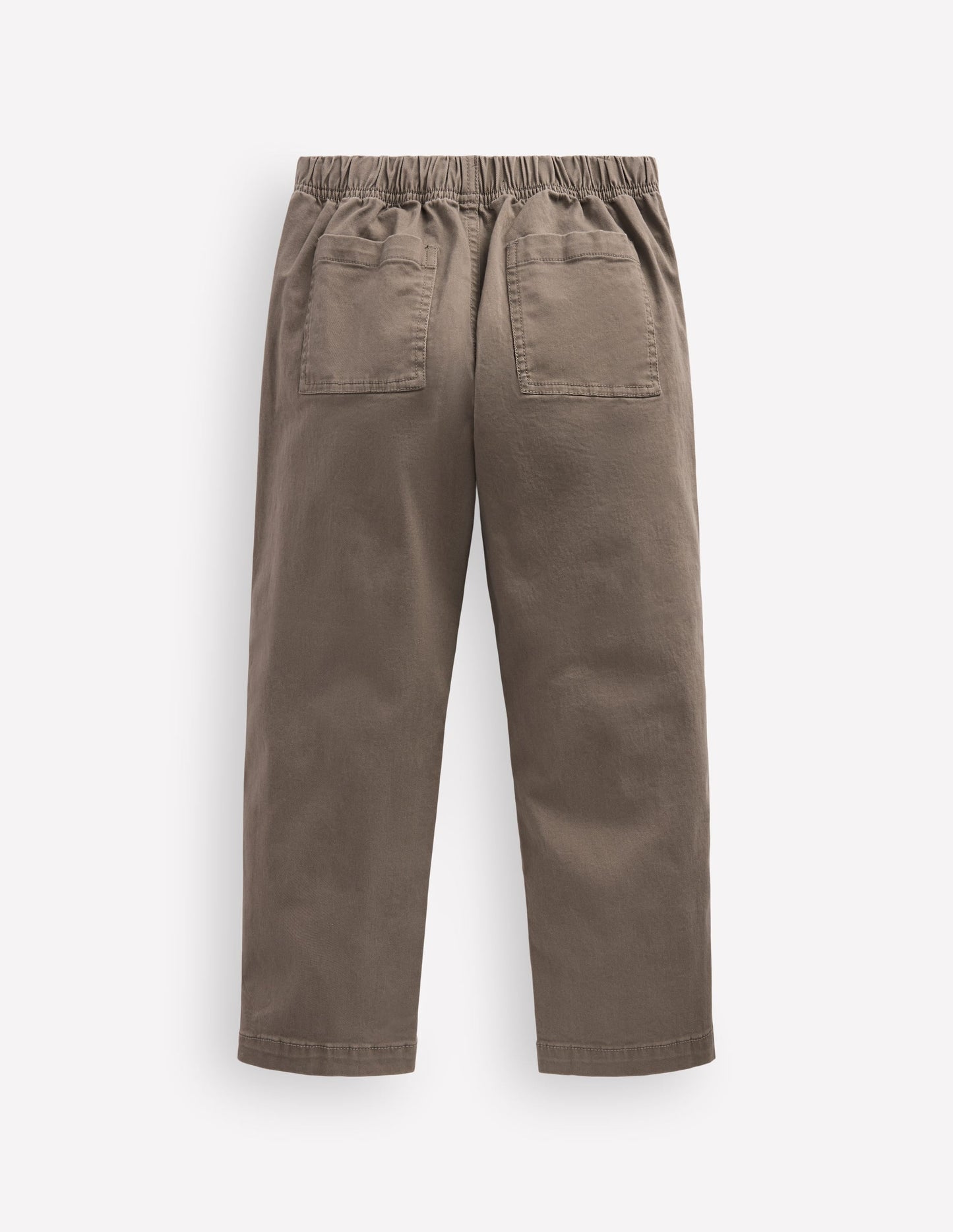 Easy Straight Chinos-Grey Walnut