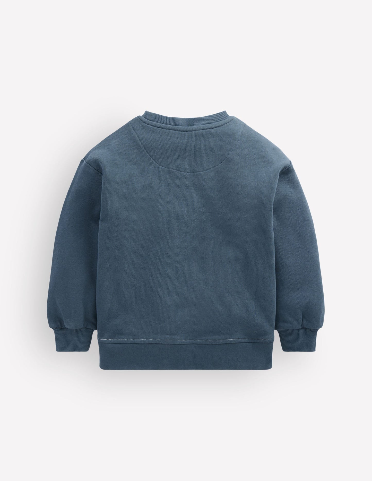 Halloween Glow Sweatshirt-College Navy Skull