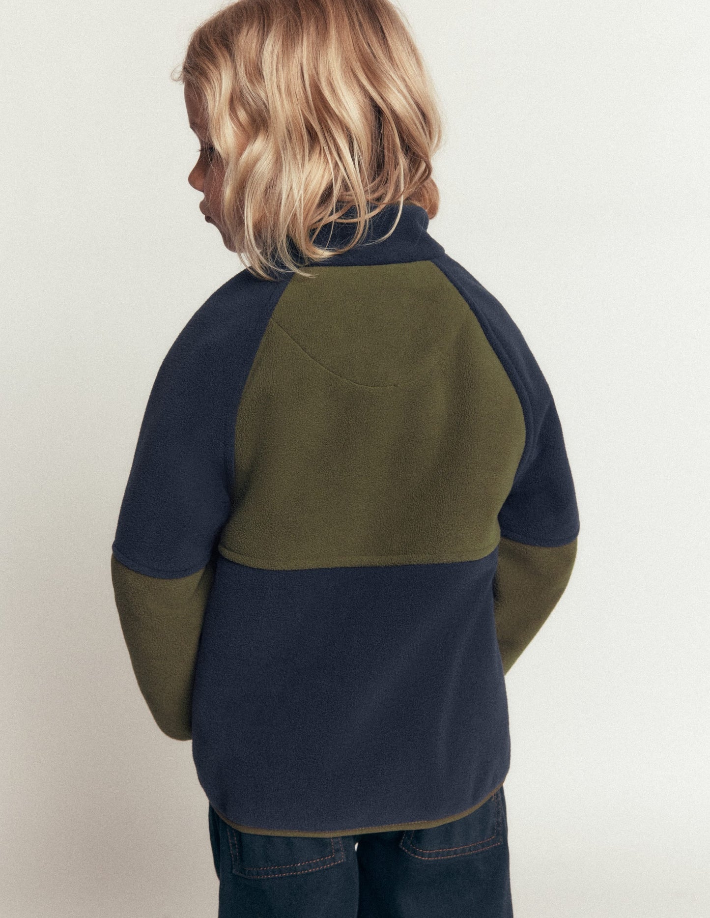 Cosy Windproof Fleece-Khaki