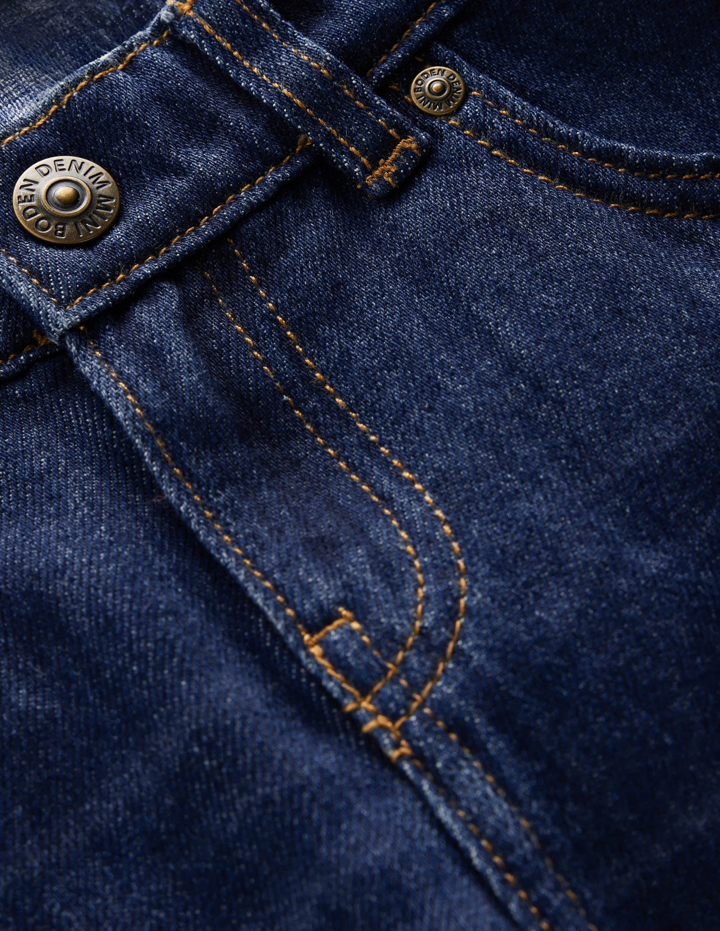 Regular Straight Jeans-Dark Wash