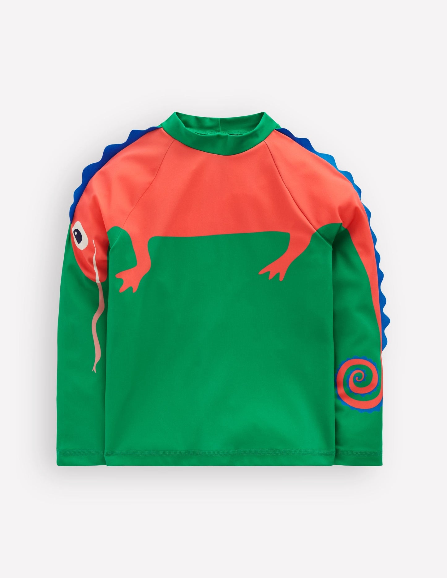 Sun Safe Fun Rash Vest-Shady Green Chameleon