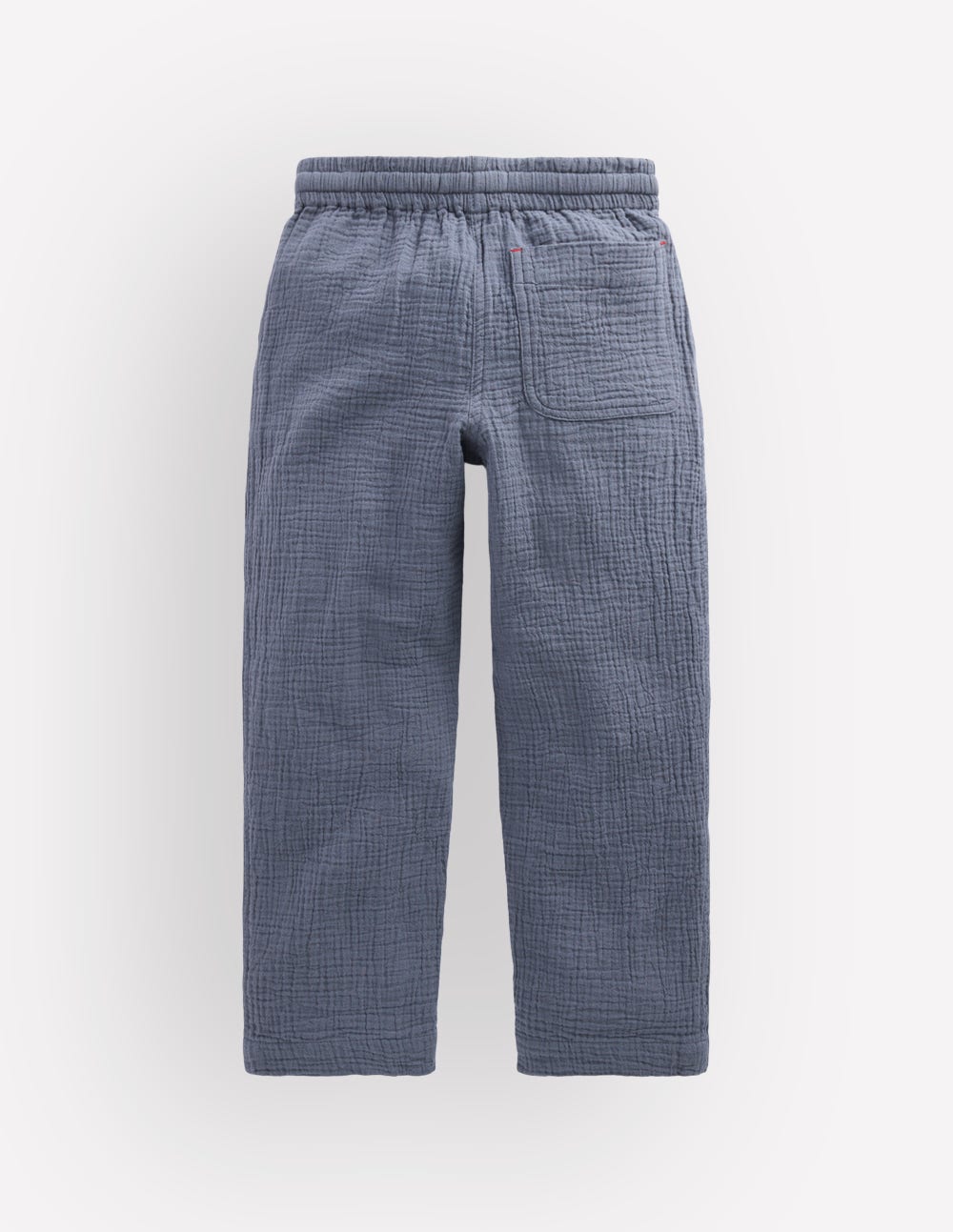Double Cloth Summer Trousers-North Sea Blue