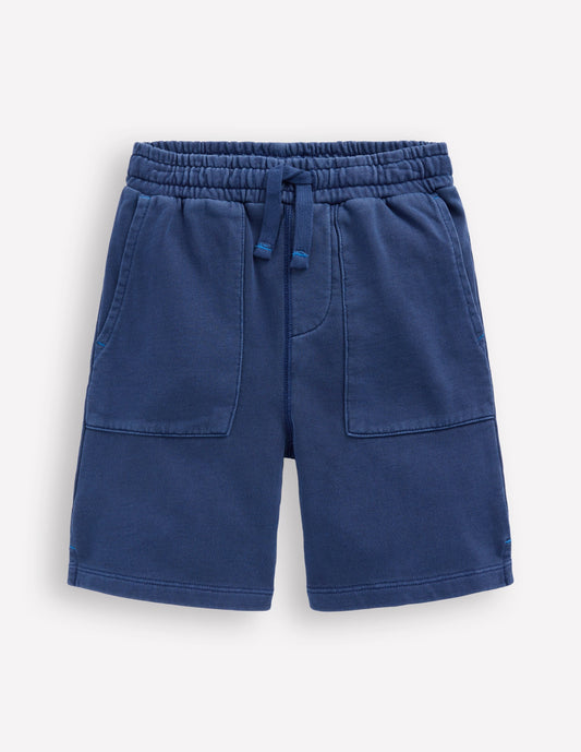 Garment Dye Sweatshorts-Navy