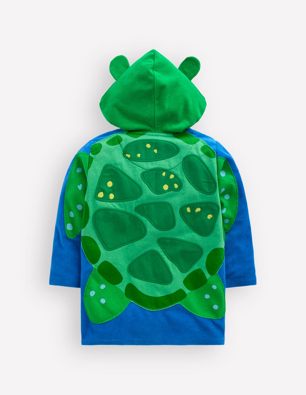 Fun Towelling Zip-up Throw On-Turtle