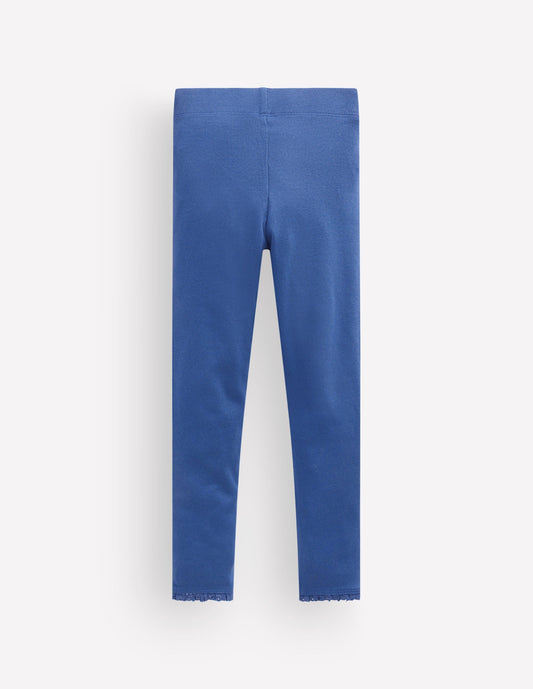 Ribbed Leggings-Bluejay