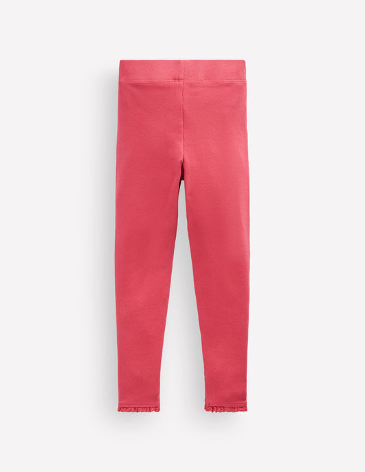 Ribbed Leggings-Winter Blush