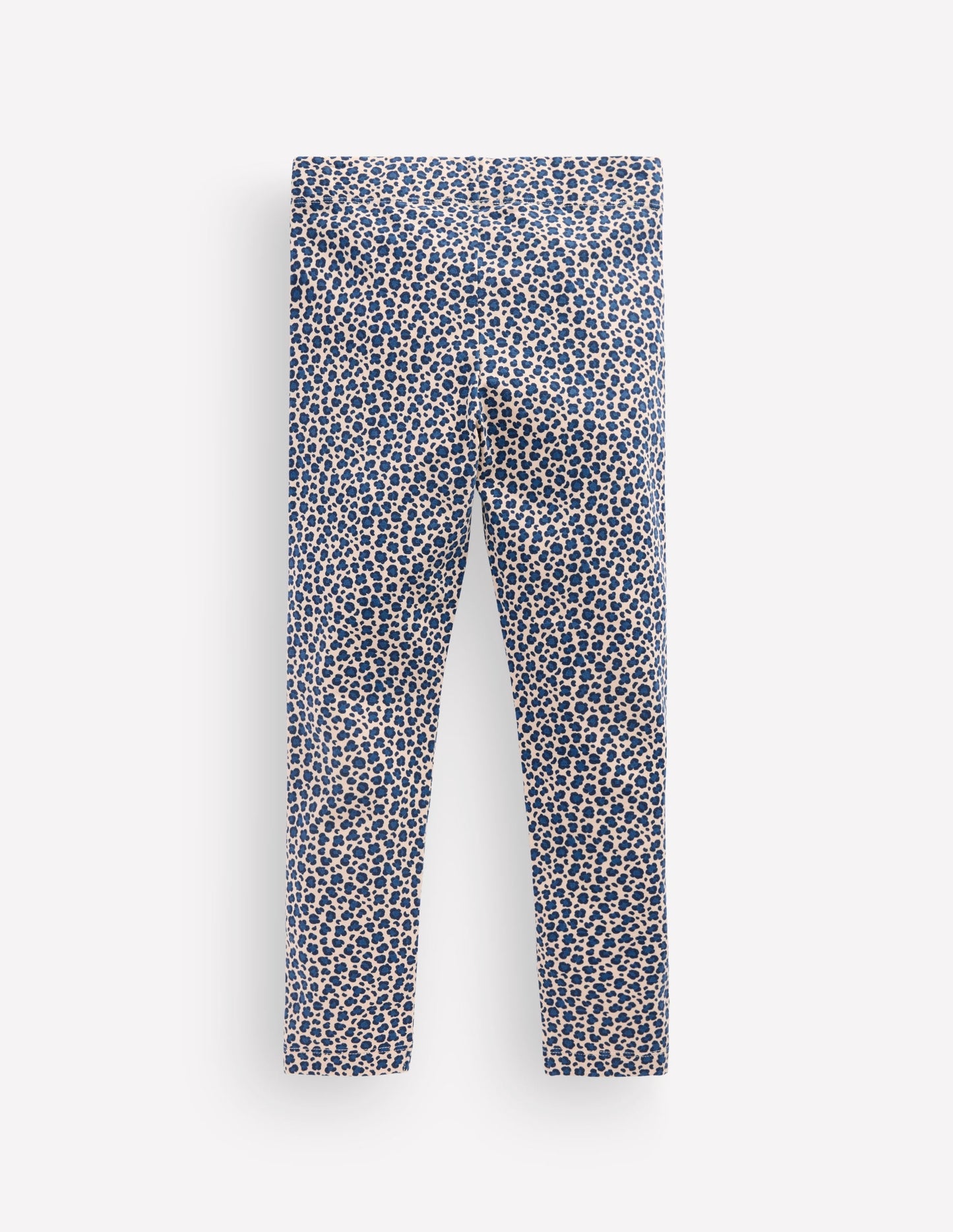 Fun Leggings-Calico White/ Blue Leopard