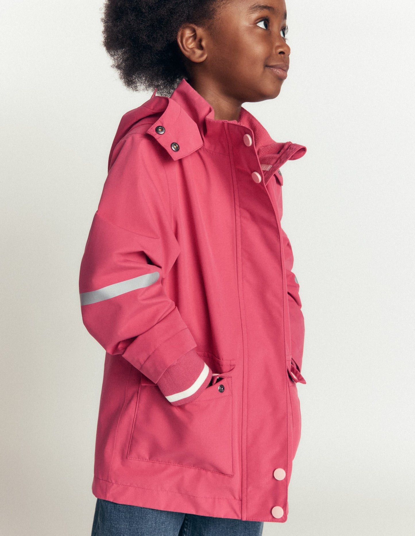 Waterproof Fisherman's Jacket-Vintage Rose