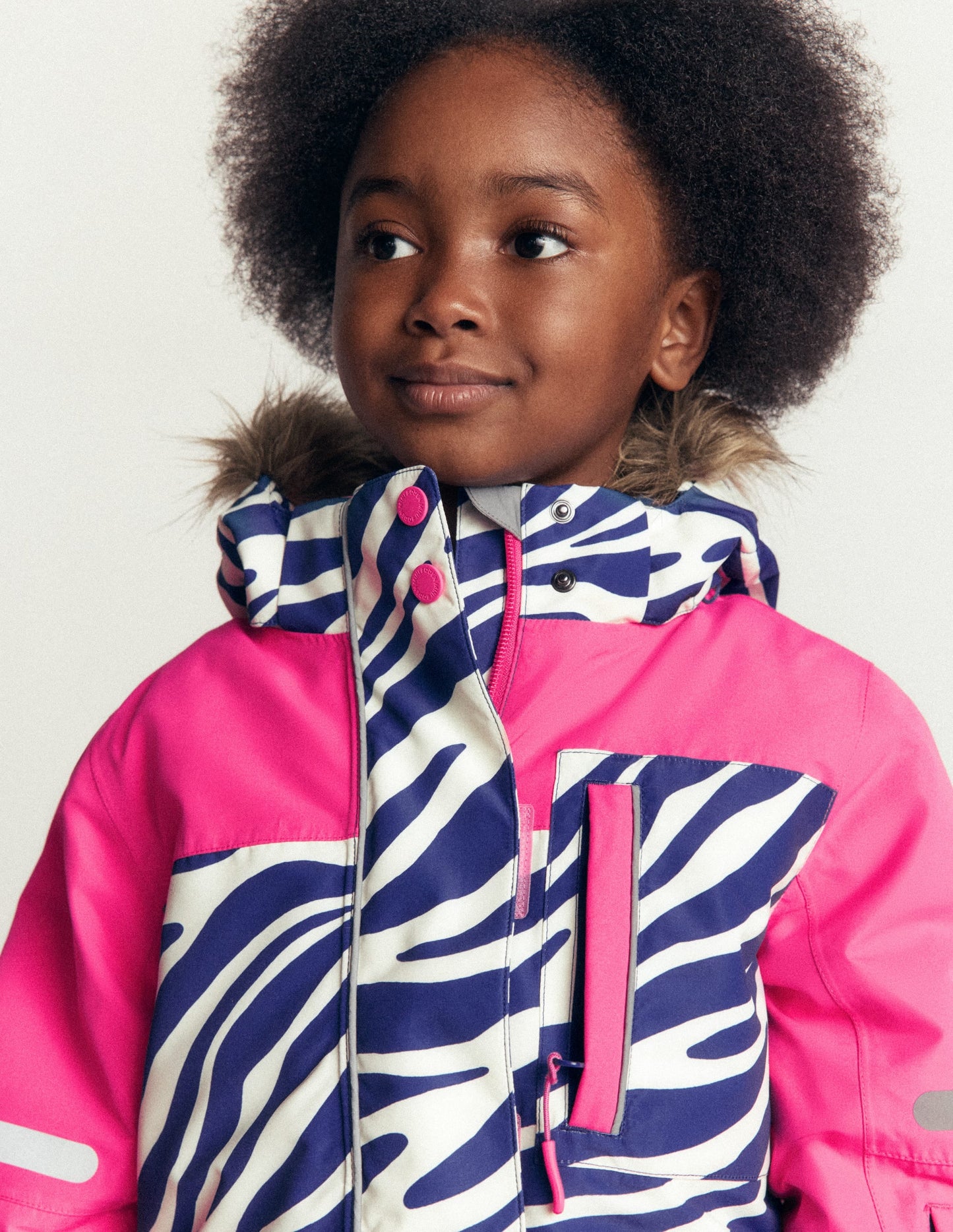 All-Weather Waterproof Coat-Zebra