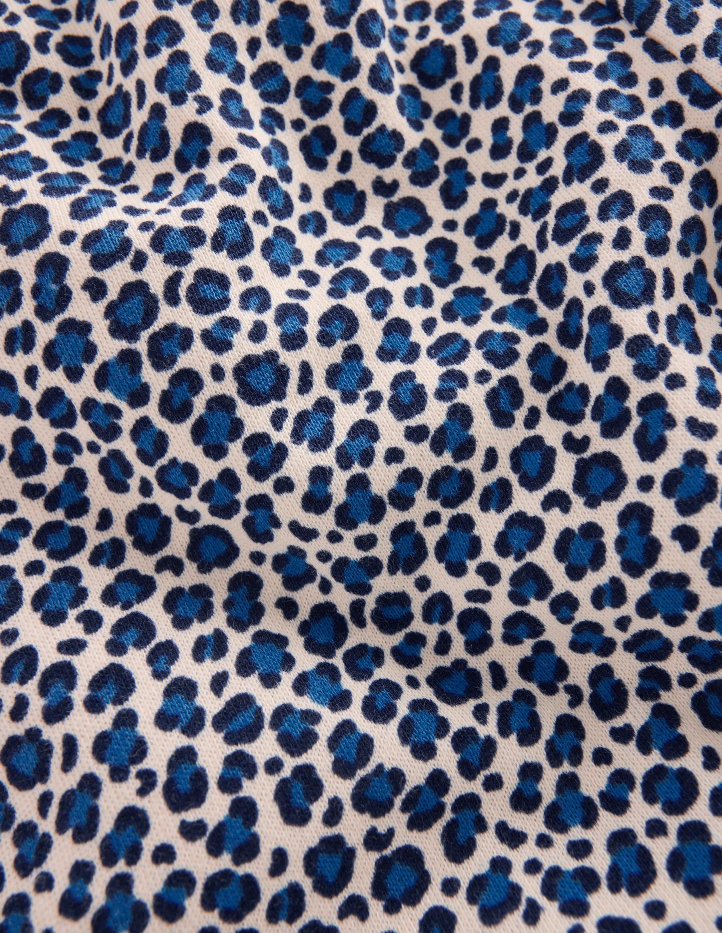 Fun Printed Joggers-Calico White/ Blue Leopard