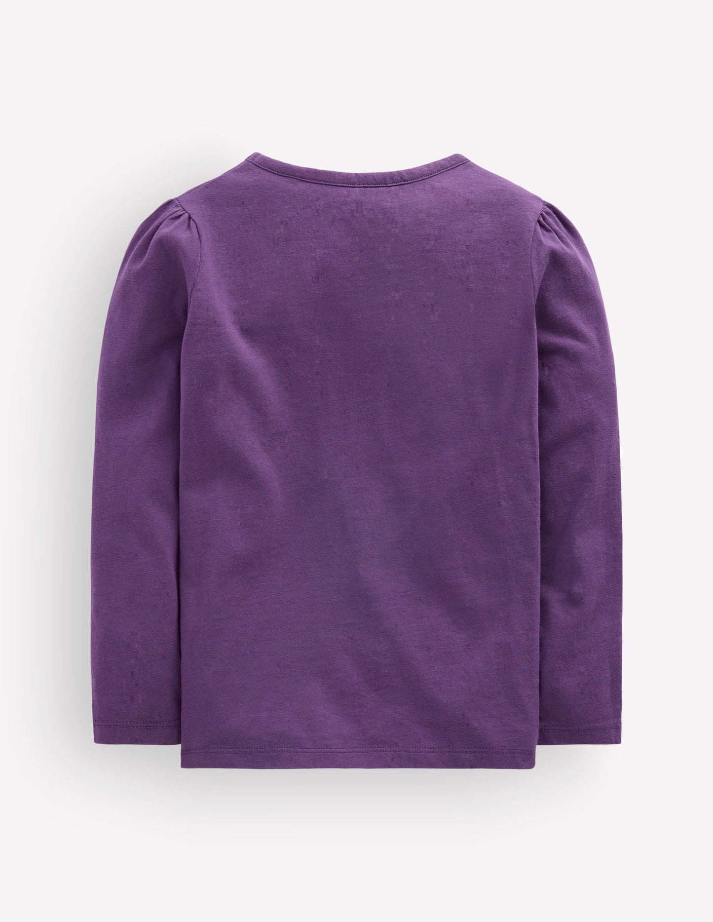 Puff Sleeve Appliqué  T-shirt-Mystic Purple Witches